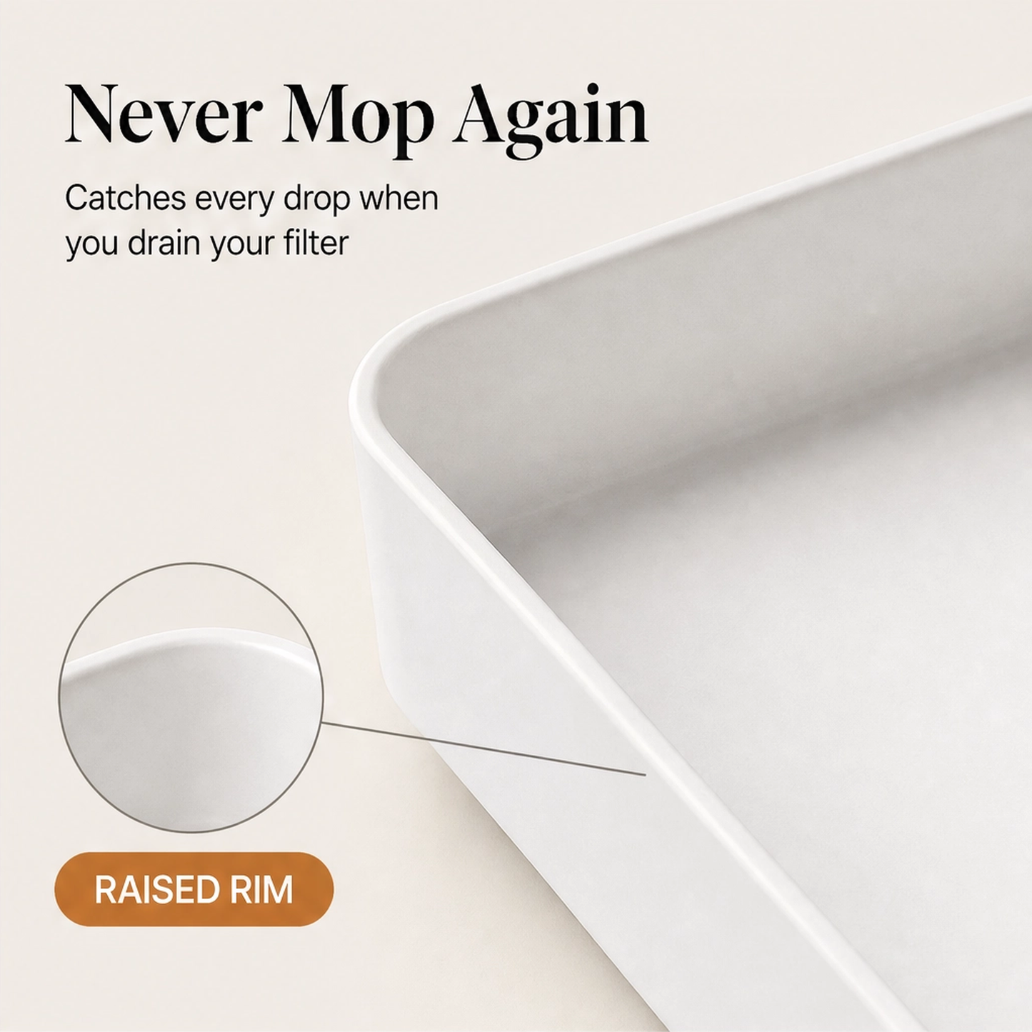 Brimwell – Slim Leak-Catch Drain Tray for Front-Load Washers + 50% OFF