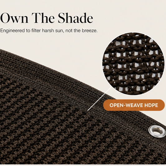 Shadevale – Breathable UV-Blocking Outdoor Shade Cloth with Reinforced Grommets + 50% OFF