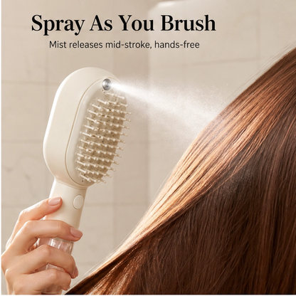 Soothecrown™ – Electric Scalp-Massage Hair Brush with Nourishing Mist & Self-Cleaning + 50% OFF