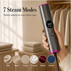 Linsten – 5-Second Heat 2-in-1 Handheld Steam Iron & Garment Steamer + 50% OFF
