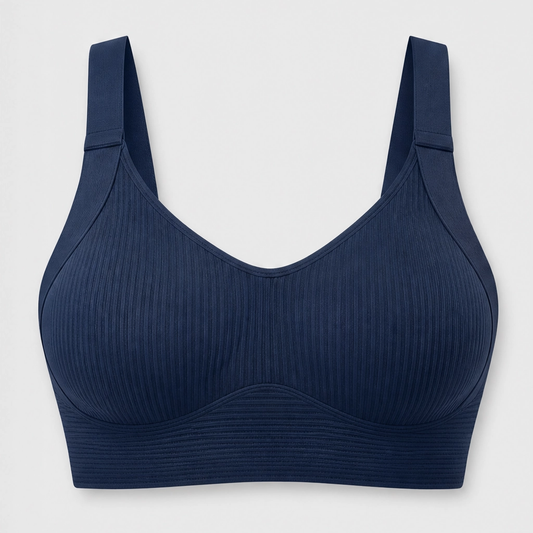 Velora – Wire-Free Full-Cup Bra with W-Shaped Back Support & Adjustable Straps + 1+1 FREE