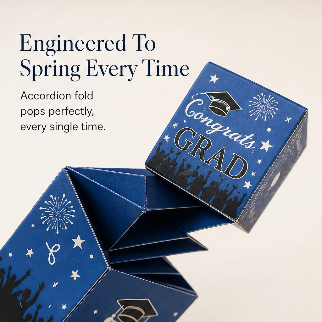 Jubilee™ – Surprise Pop-Up Gift Box Set with Confetti & Wrapping for Graduation + 50% OFF