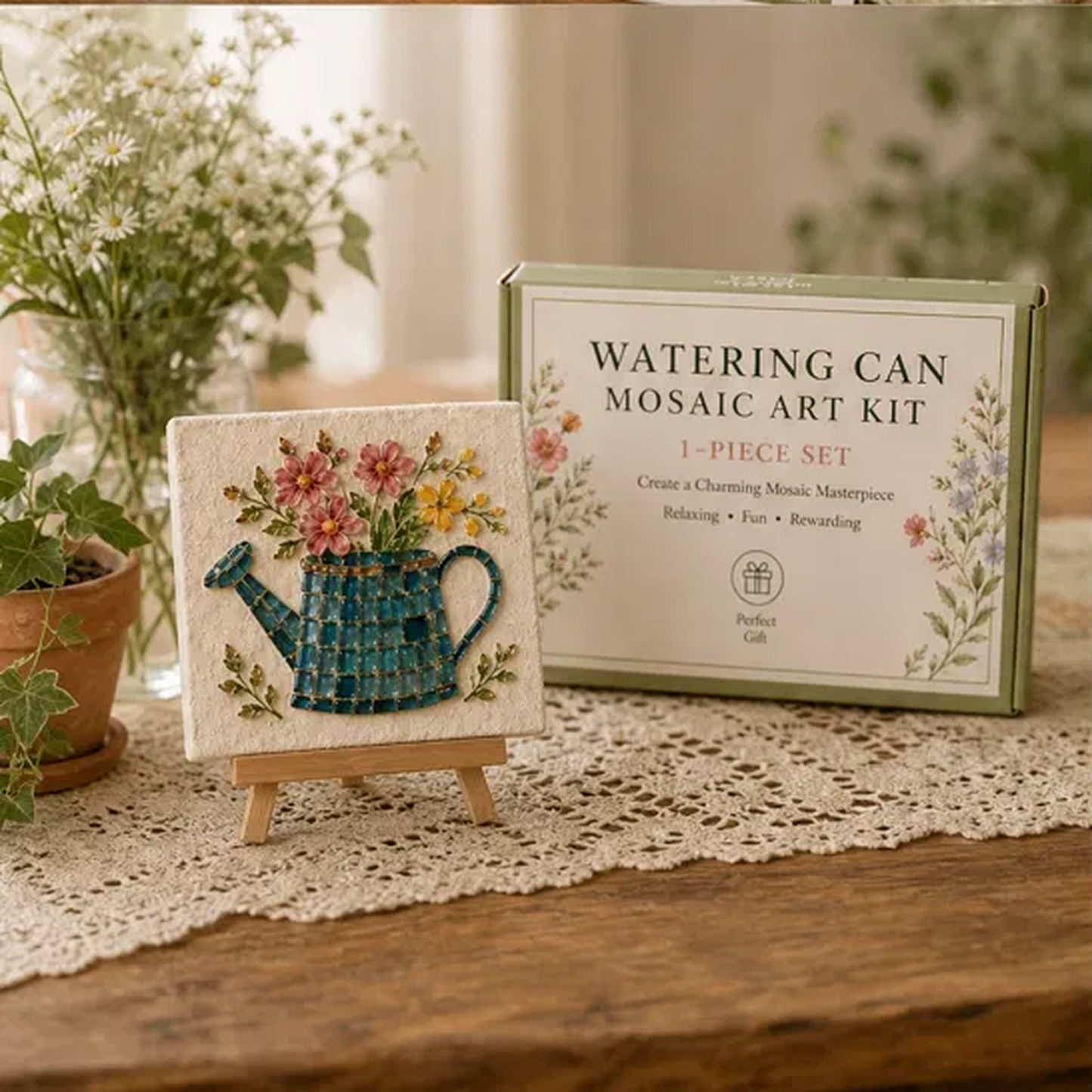 Tessella – Beginner-Friendly Garden Mosaic Art Kit with All Supplies + 50% OFF