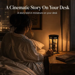 Noctaire™ – Cinematic Vintage Phone Booth Ambient Lamp + 50% OFF