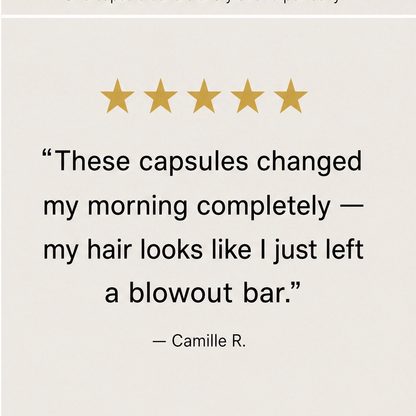 Tressara – Argan & Rosehip Hair Oil Capsules for Silky, Frizz-Free Shine + 1+1 FREE