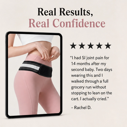Steadwell – Dual-Belt Adjustable Compression Support Belt + 50% OFF