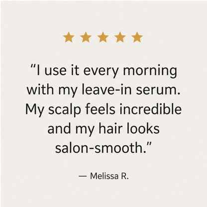 Soothecrown™ – Electric Scalp-Massage Hair Brush with Nourishing Mist & Self-Cleaning + 50% OFF