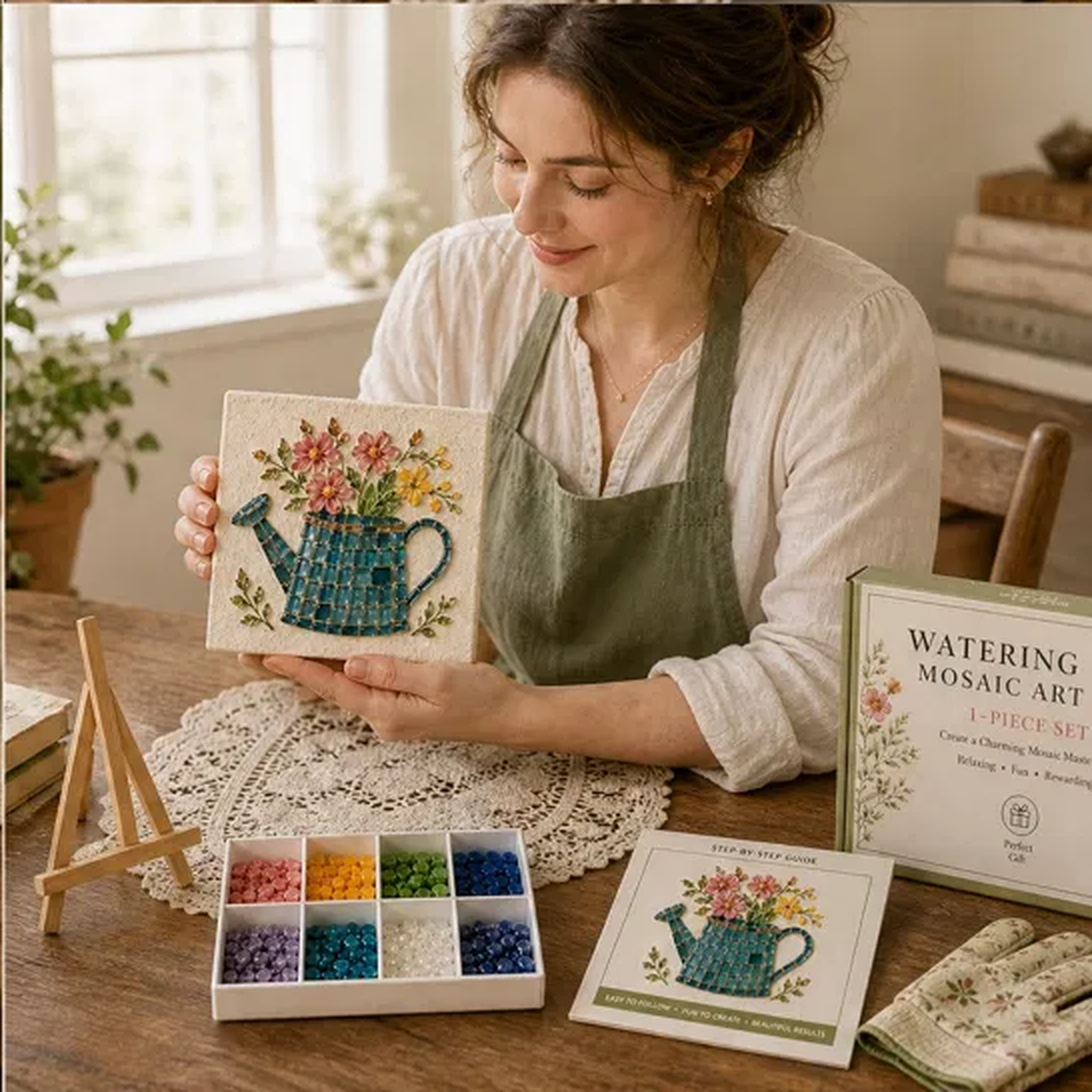 Tessella – Beginner-Friendly Garden Mosaic Art Kit with All Supplies + 50% OFF