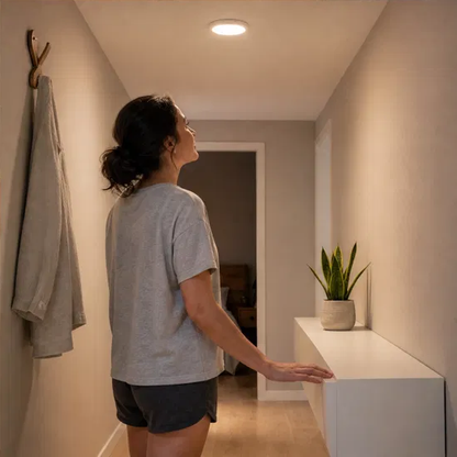 Lumenix™ – Wireless Motion Sensor Ceiling Light with 60-Day Battery & Magnetic Mount + 50% OFF