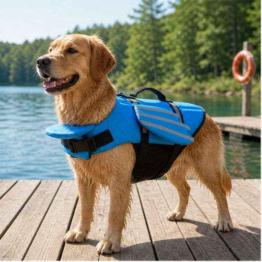 Seraphin – Angel Wing Dog Life Jacket with Head Float & Rescue Handle + 50% OFF
