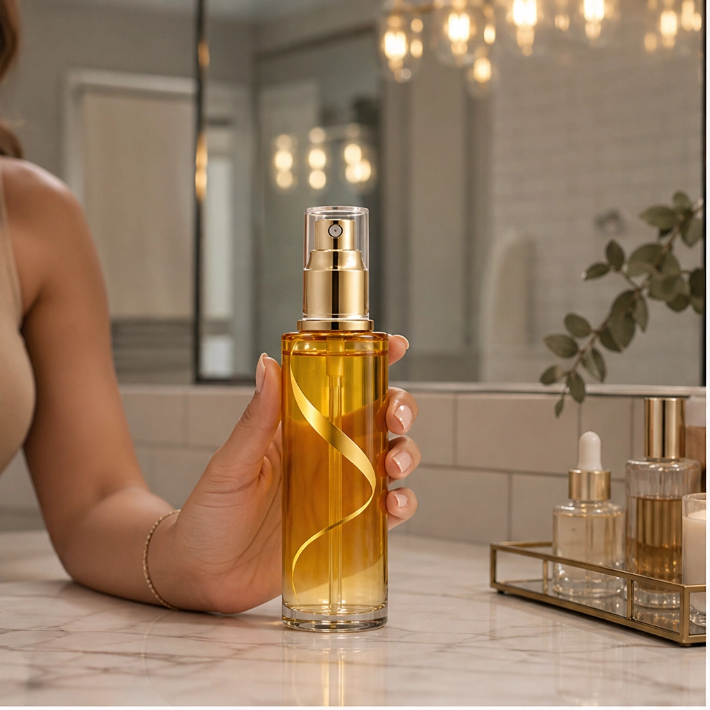 Silkvé™ – Lightweight Anti-Frizz Curl Oil Spray for Shine & Definition + 1+1 FREE