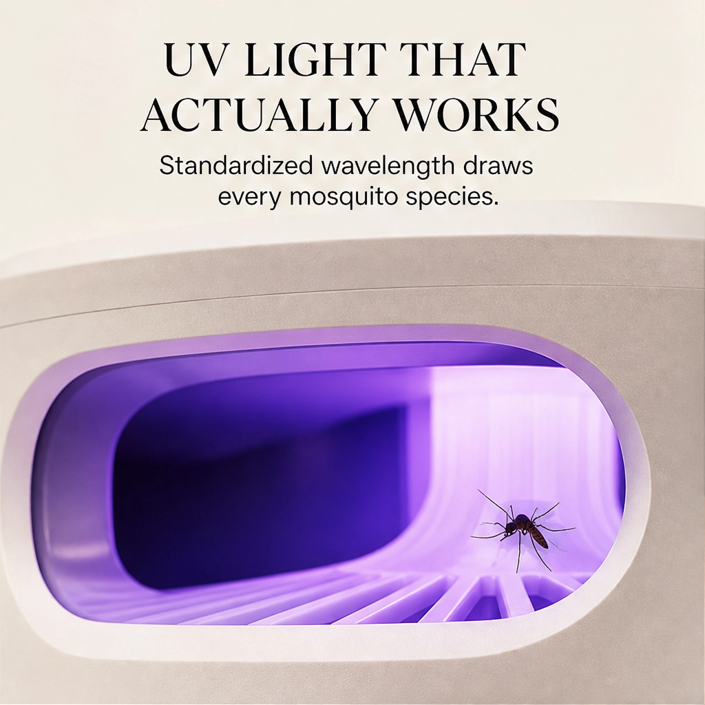 Hushvale™ – Silent Vortex UV Mosquito Trap Lamp for Bedrooms & Nurseries + 50% OFF