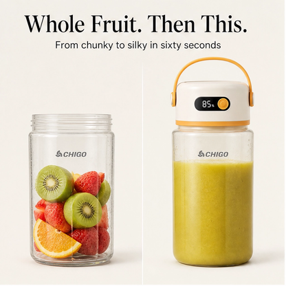 Bloomvolt™ – 1000mL Cordless Smoothie Blender with 18,000 RPM Motor & Smart Battery Display + 50% OFF