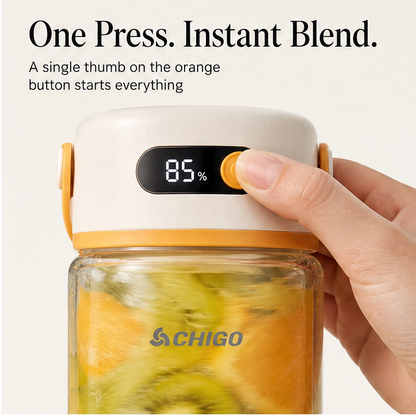 Bloomvolt™ – 1000mL Cordless Smoothie Blender with 18,000 RPM Motor & Smart Battery Display + 50% OFF