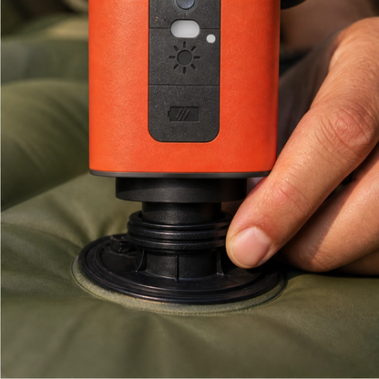 Trailwind™ – Cordless USB-Rechargeable Mini Air Pump with LED Light + 50% OFF
