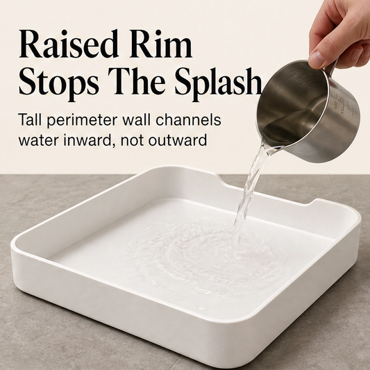 Brimwell – Slim Leak-Catch Drain Tray for Front-Load Washers + 50% OFF