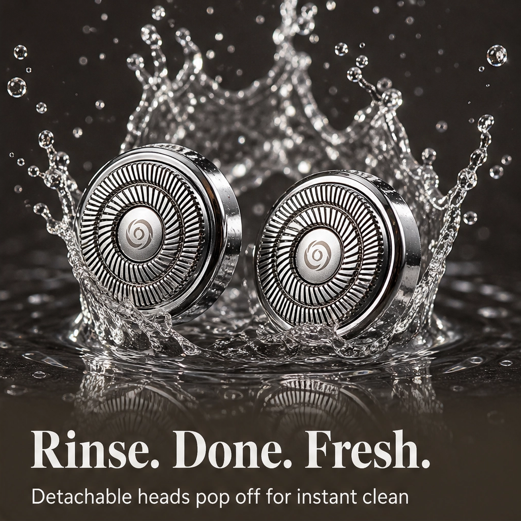 Flintcrest – Pocket-Size Rotary Electric Shaver with Magnetic Head + 50% OFF