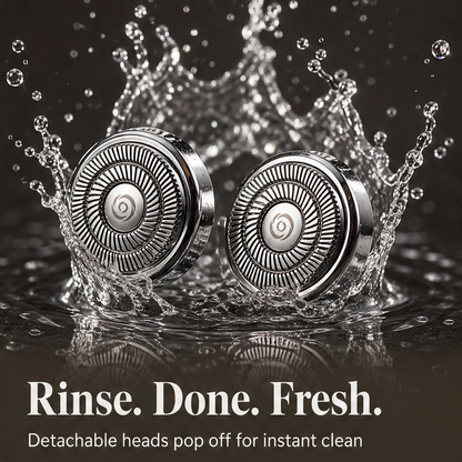 Flintcrest – Pocket-Size Rotary Electric Shaver with Magnetic Head + 50% OFF