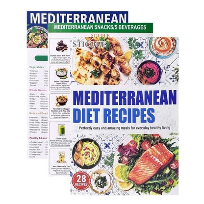 Olivara™ – Mediterranean Diet Food List, Meal Plan & Recipe Chart Set + 50% OFF
