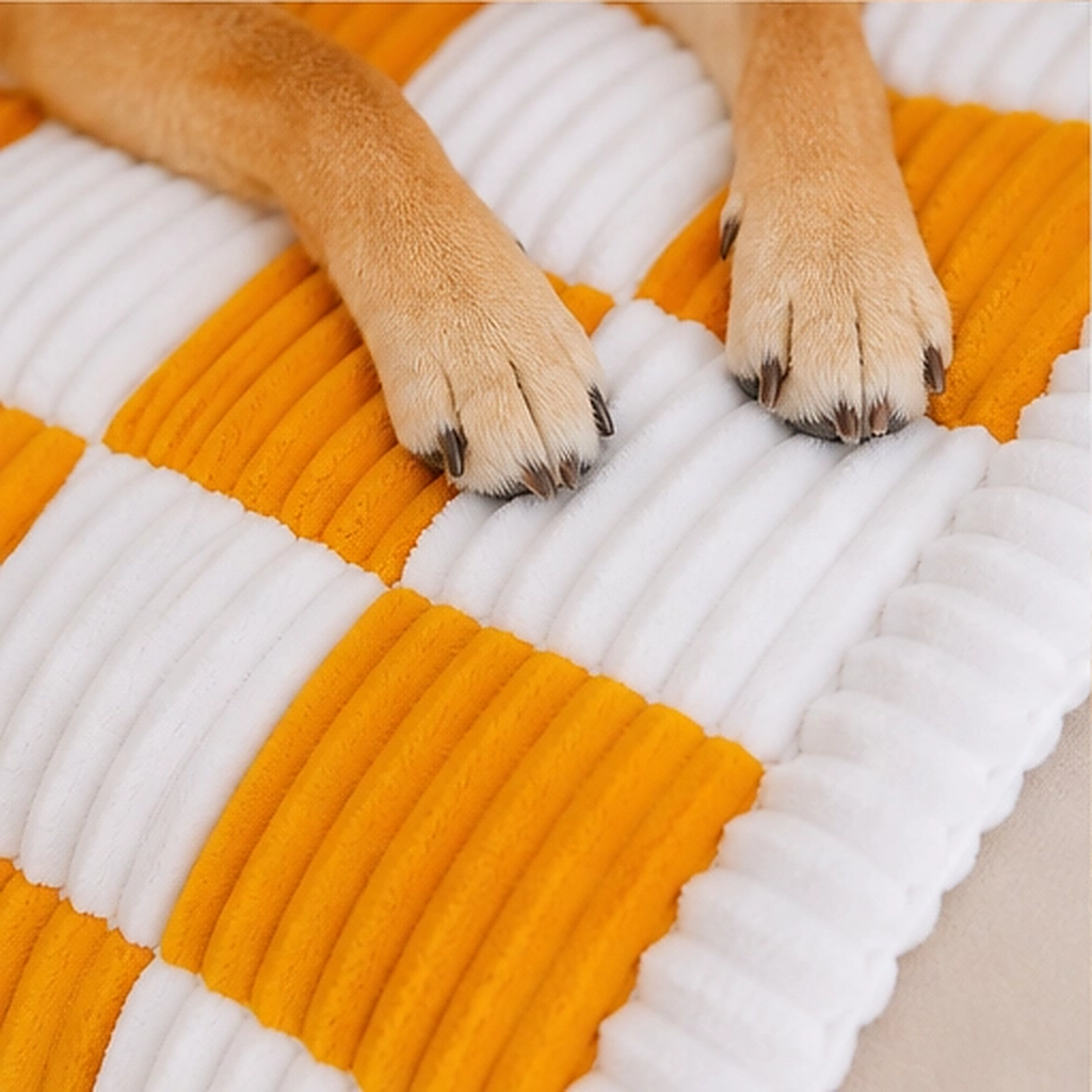 Denwyck – Plush Checkered Anti-Slip Dog Couch Mat & Furniture Protector + 50% OFF