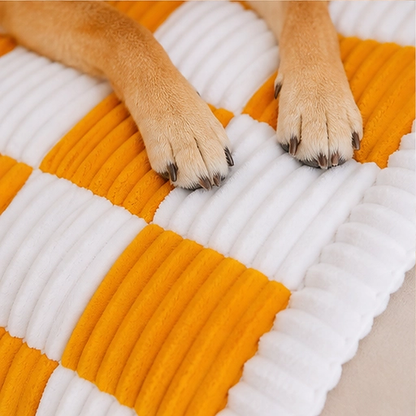 Denwyck – Plush Checkered Anti-Slip Dog Couch Mat & Furniture Protector + 50% OFF