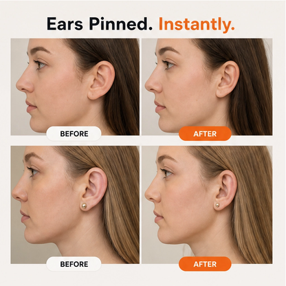 Veilo – Invisible Silicone Ear Clips, 10-Size Comfort Fit Set + 1+1 FREE