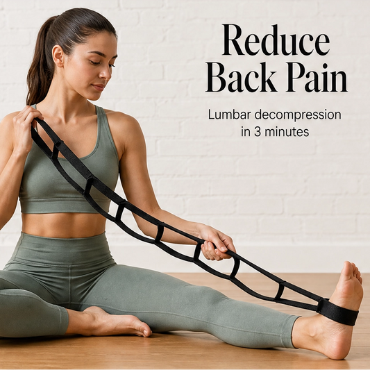Rungwell – Multi-Loop Stretching Strap with Padded Foot Cradle + 50% OFF