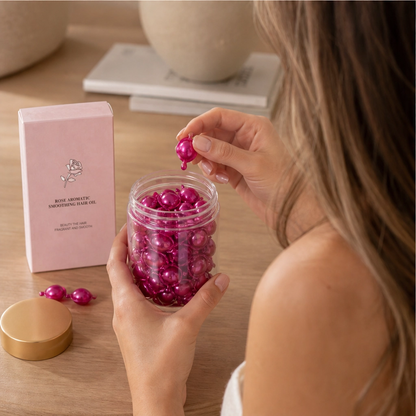 Tressara – Argan & Rosehip Hair Oil Capsules for Silky, Frizz-Free Shine + 1+1 FREE