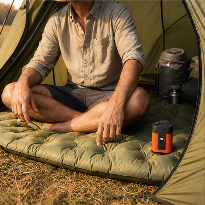 Trailwind™ – Cordless USB-Rechargeable Mini Air Pump with LED Light + 50% OFF