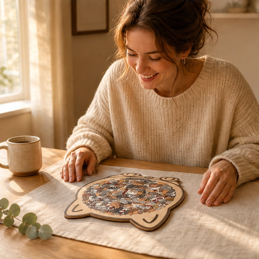 Birchpaw – Wooden Cat & Dog Puzzle with Display Stand + 50% OFF