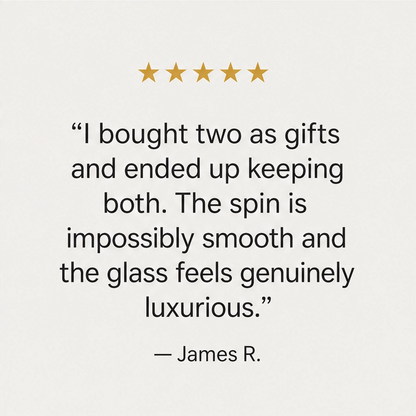 Caskwell™ – 360° Rotating Embossed Crystal Whiskey Tumbler + 50% OFF