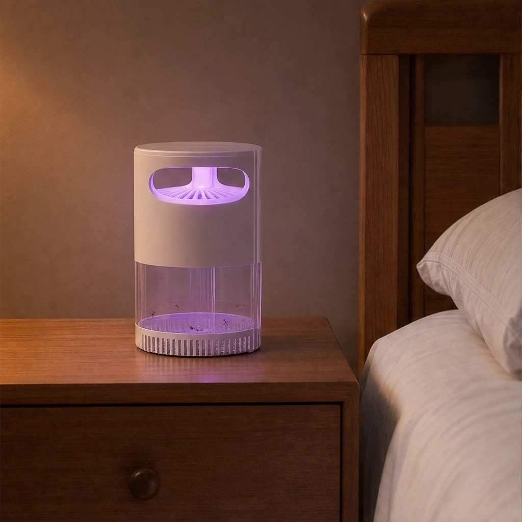 Hushvale™ – Silent Vortex UV Mosquito Trap Lamp for Bedrooms & Nurseries + 50% OFF