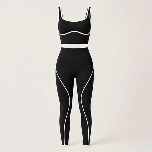 Sculptform – Contour Seam Tummy Control Sports Bra & Leggings Set + 50% OFF