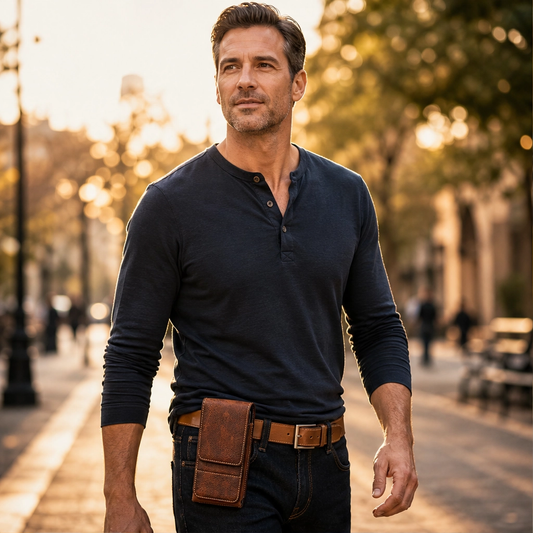 Latchford – Magnetic Belt Holster with Card Slot for Phones up to 6.3" + 50% OFF