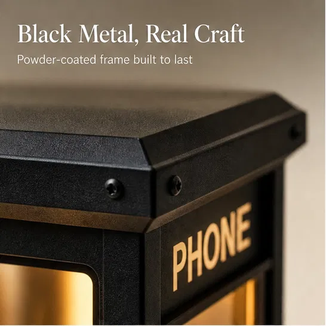 Noctaire™ – Cinematic Vintage Phone Booth Ambient Lamp + 50% OFF