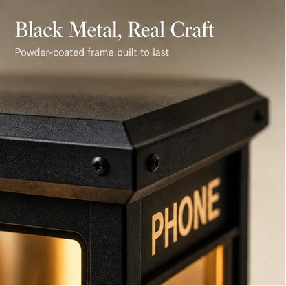 Noctaire™ – Cinematic Vintage Phone Booth Ambient Lamp + 50% OFF