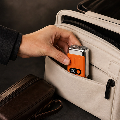 Flintcrest – Pocket-Size Rotary Electric Shaver with Magnetic Head + 50% OFF