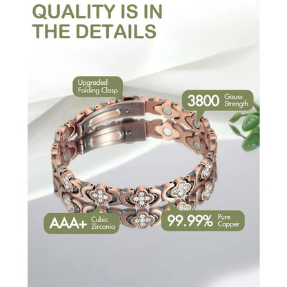 AuraHeal Magnetic Bracelet - Natural Relief, Timeless Elegance + 50% OFF