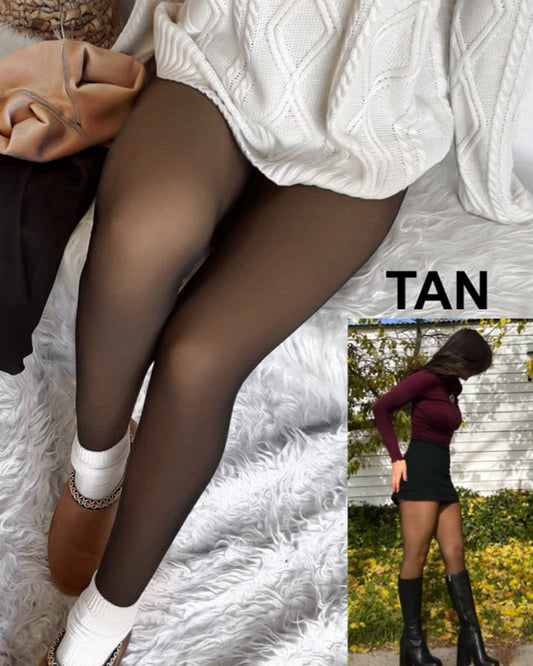 The SheerWarm Fleece Tights - Wear Your Favorite Dresses in Winter + 50% OFF