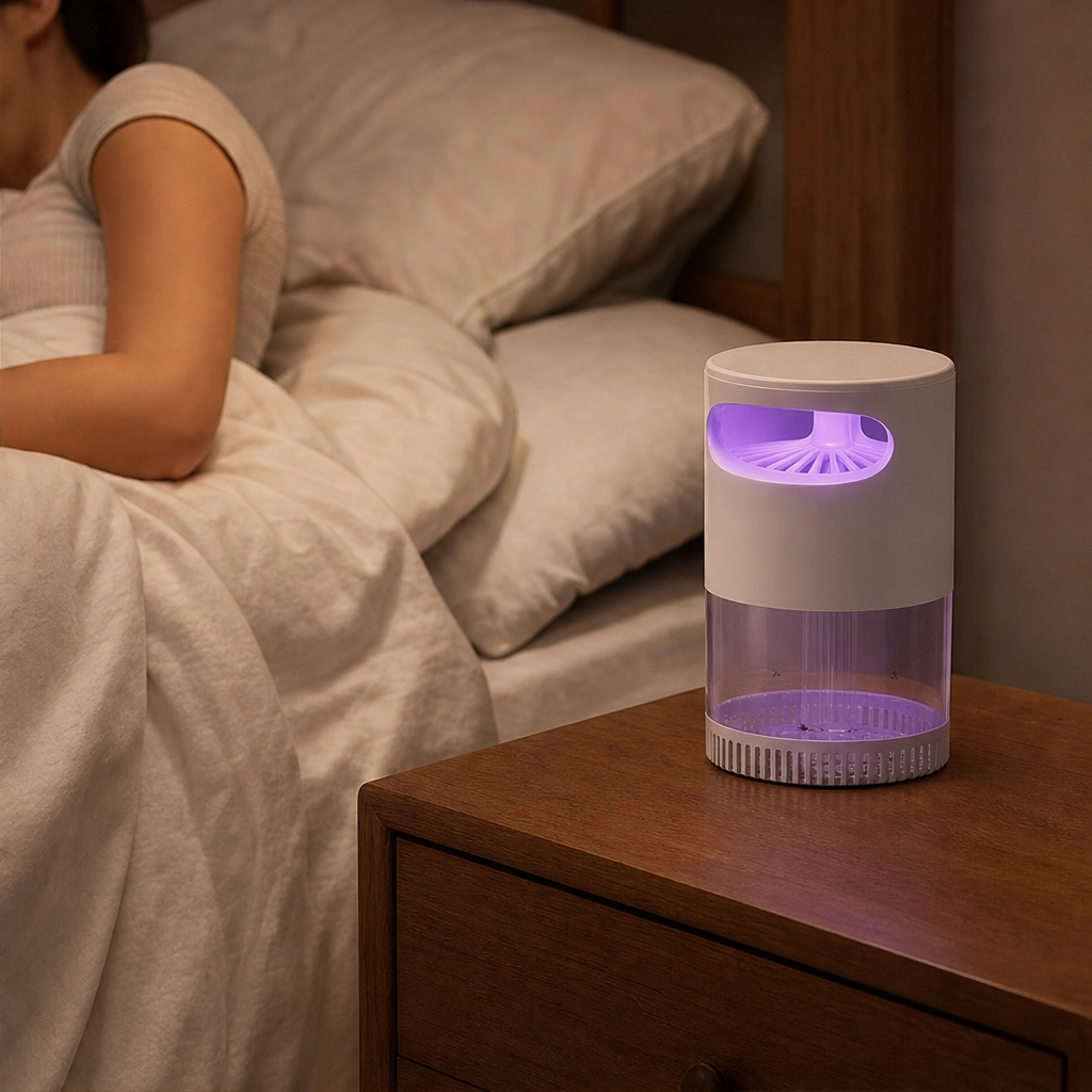 Hushvale™ – Silent Vortex UV Mosquito Trap Lamp for Bedrooms & Nurseries + 50% OFF