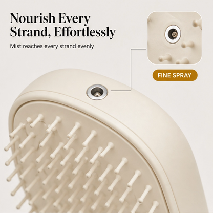 Soothecrown™ – Electric Scalp-Massage Hair Brush with Nourishing Mist & Self-Cleaning + 50% OFF