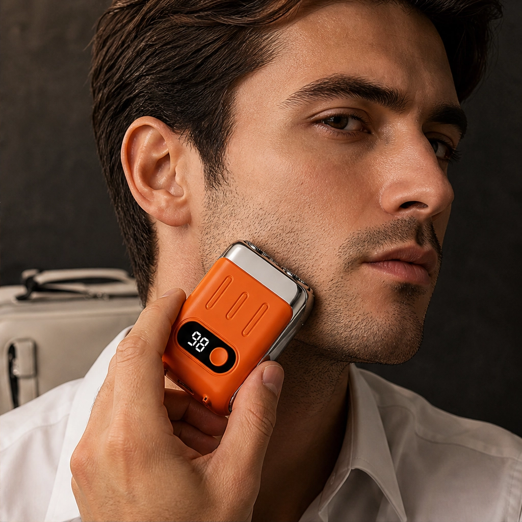 Flintcrest – Pocket-Size Rotary Electric Shaver with Magnetic Head + 50% OFF