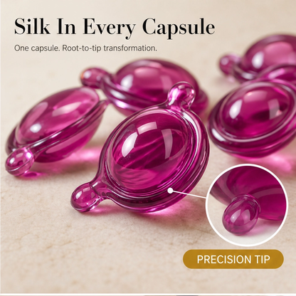 Tressara – Argan & Rosehip Hair Oil Capsules for Silky, Frizz-Free Shine + 1+1 FREE