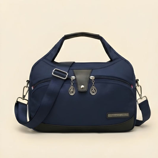 Pouchelle™ – Multi-Pocket Crossbody Handbag with Dual Carry Straps + 50% OFF
