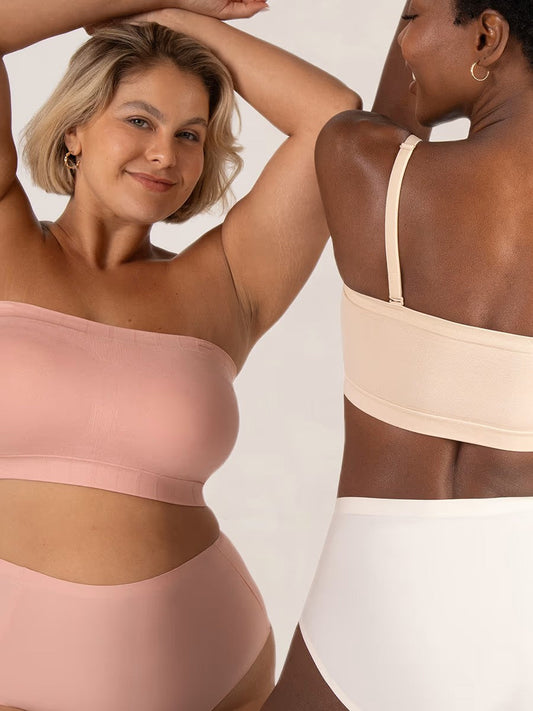 Velosa™ – Stay-Put Strapless Bandeau Bra with Anti-Slip Grip & Removable Straps + 1+1 FREE