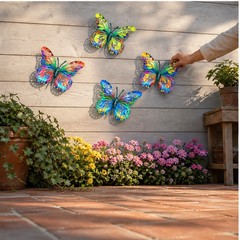 Petalcroft™ – Hand-Painted Iron Butterfly Wall Art for Garden & Fence + 50% OFF