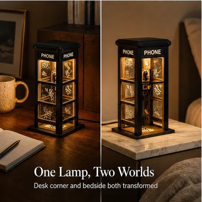 Noctaire™ – Cinematic Vintage Phone Booth Ambient Lamp + 50% OFF