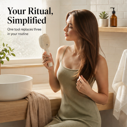Soothecrown™ – Electric Scalp-Massage Hair Brush with Nourishing Mist & Self-Cleaning + 50% OFF