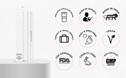 Pearl White Pen - A Whiter Smile in 30 Seconds - 1+1 FREE