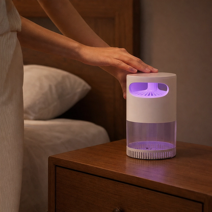 Hushvale™ – Silent Vortex UV Mosquito Trap Lamp for Bedrooms & Nurseries + 50% OFF